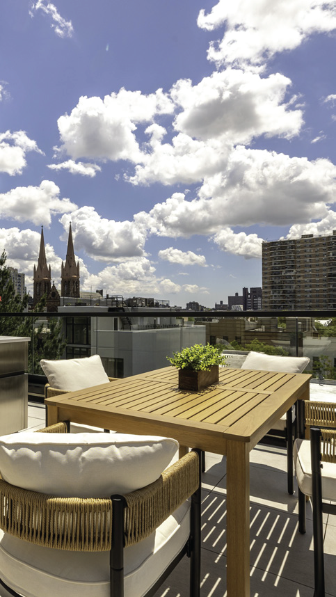 Rooftop terrace